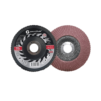 Круг лепестковый торцевой GREATFLEX 125х22,2мм Р120 71-125120 